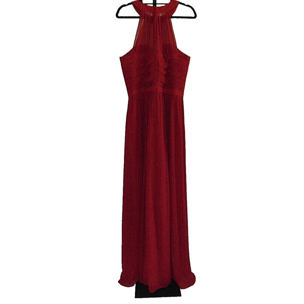 Camille La Vie Dress Long Formal Wedding Special Occasion Women's 16W Burgundy